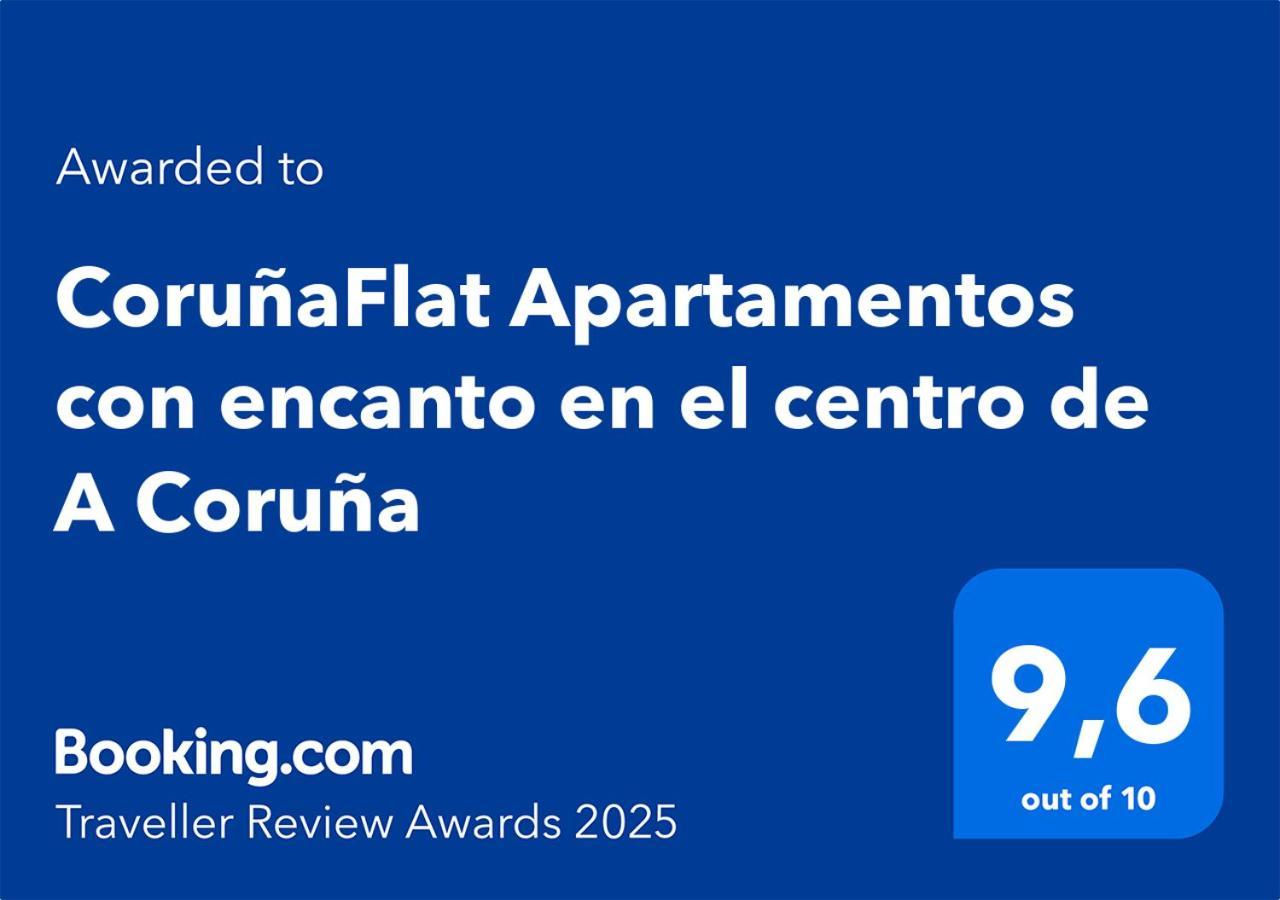 Corunaflat Apartamentos Con Encanto En El Centro De ア・コルーニャ エクステリア 写真